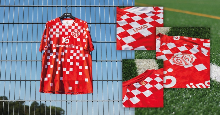 Alles nur nicht kleinkariert: Das Heimtrikot 2024/25 des 1. FSV Mainz 05