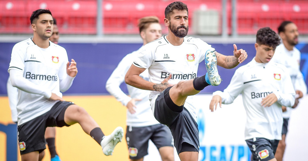 Trainingsoutfit für die Champions League